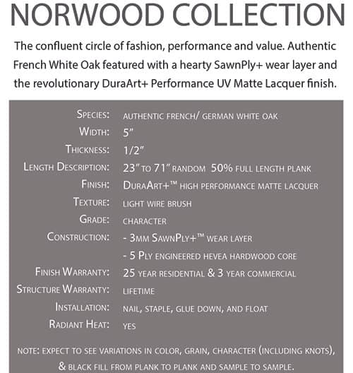 Norwood Collection 5"