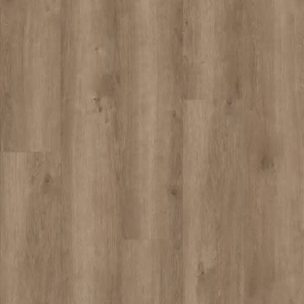 Copano Oak COREtec Pro Classics SPC plank — 5mm thick 7-inch wide, medium taupe-brown