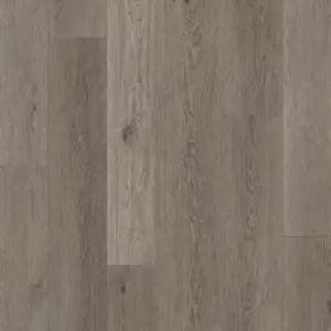 Sharpwell Oak COREtec Pro Enhanced gray taupe SPC plank VV492-08014 5mm natural oak grain with subtle knots and fine linear